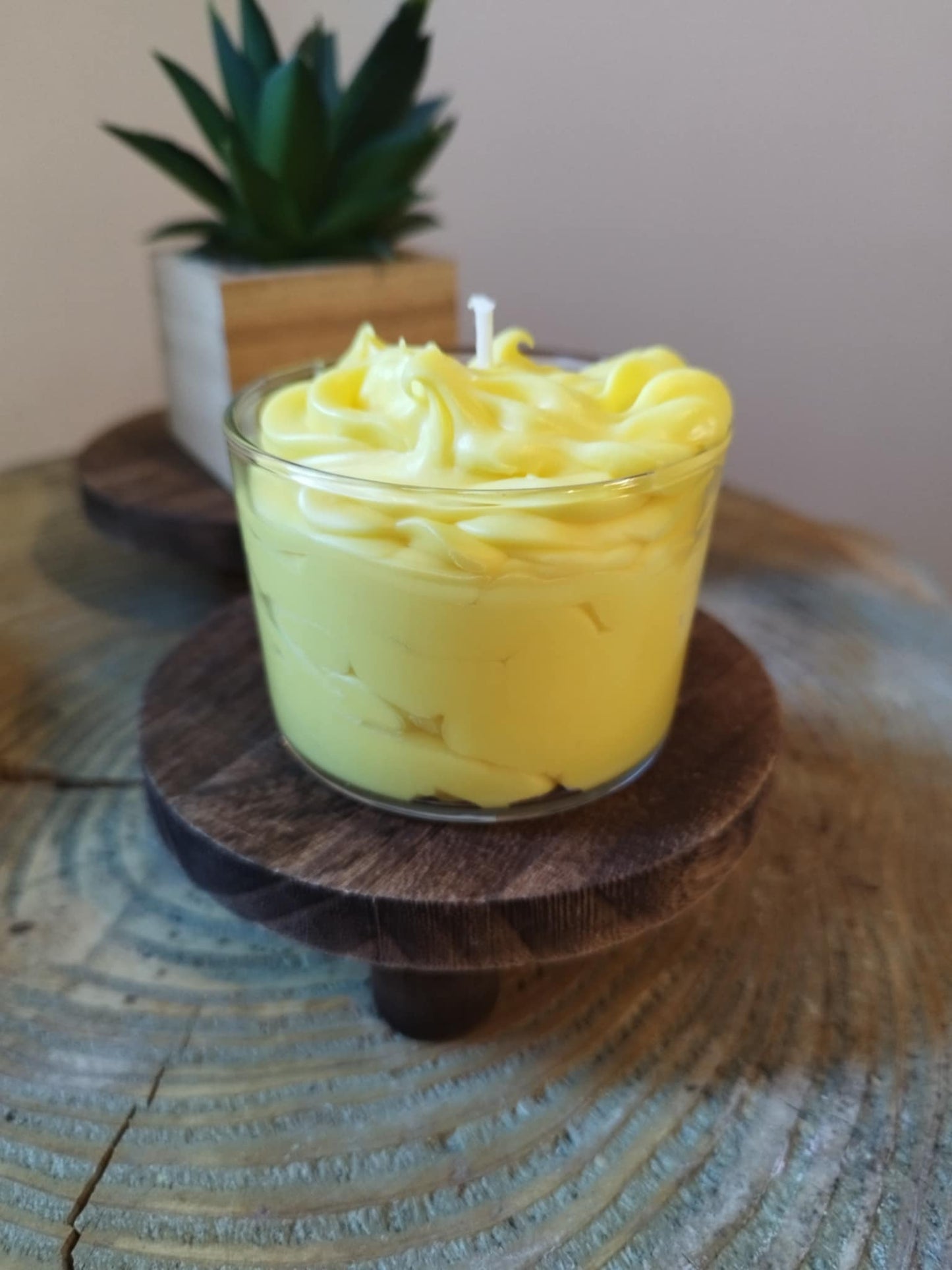 Bougie gourmande Limoncello-Cire Naturelle & Parfum de Grasse Les Senteurs de Lilie
