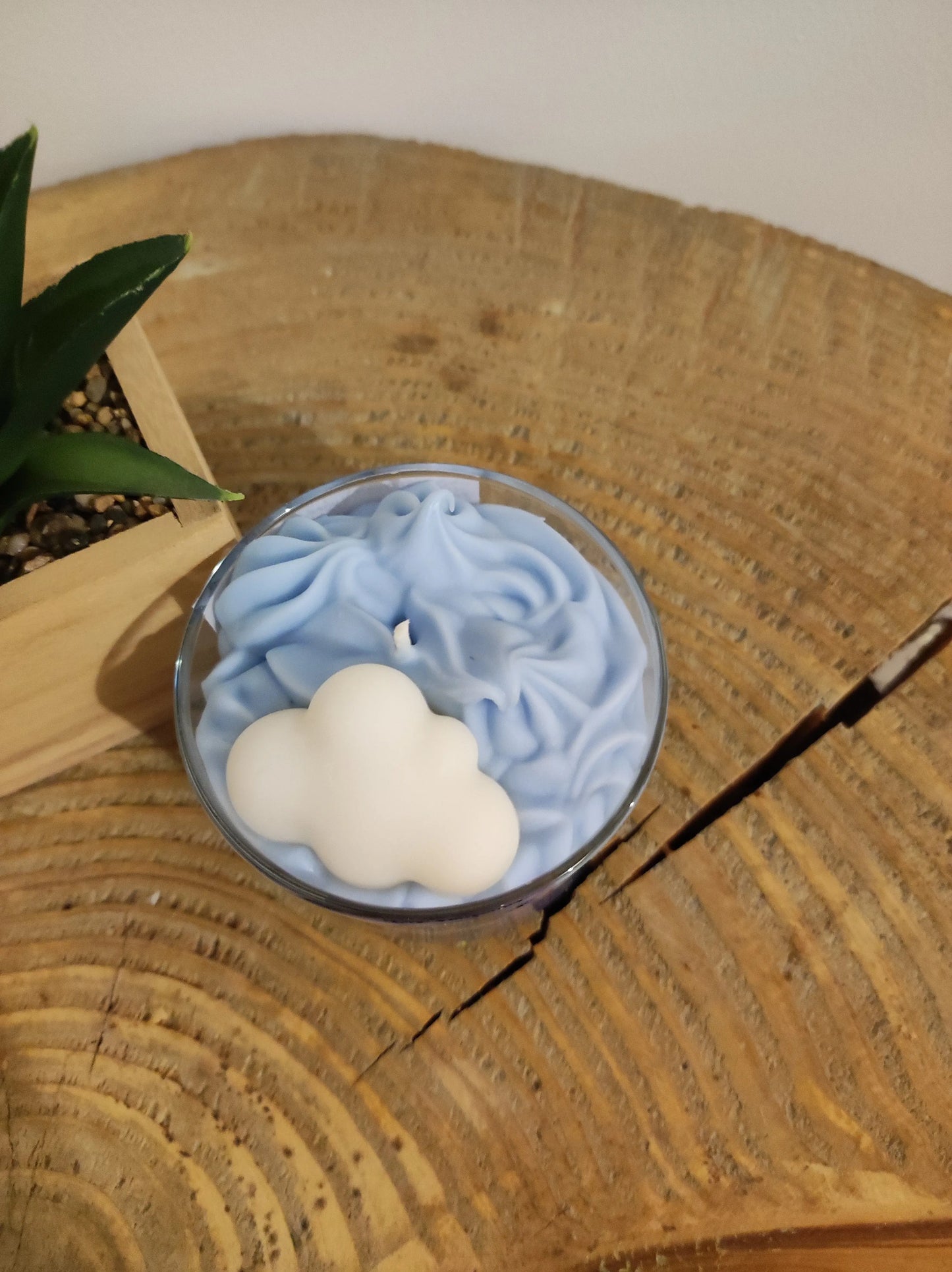 Bougie gourmande Linge Frais-Cire Naturelle & Parfum de Grasse - Les Senteurs de Lilie