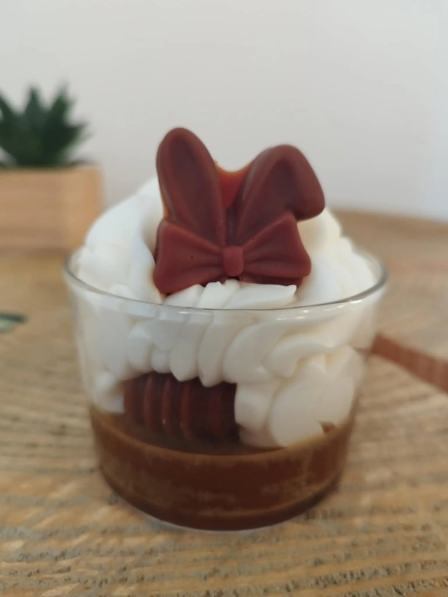 Bougie gourmande De Paques Chocolat Chaud-Cire Naturelle & Parfum de Grasse - Les Senteurs de Lilie