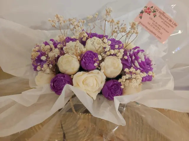Bouquet de fondant parfumé sur commande - Décoration olfactive personnalisée pour votre intérieur - Les Senteurs de Lilie