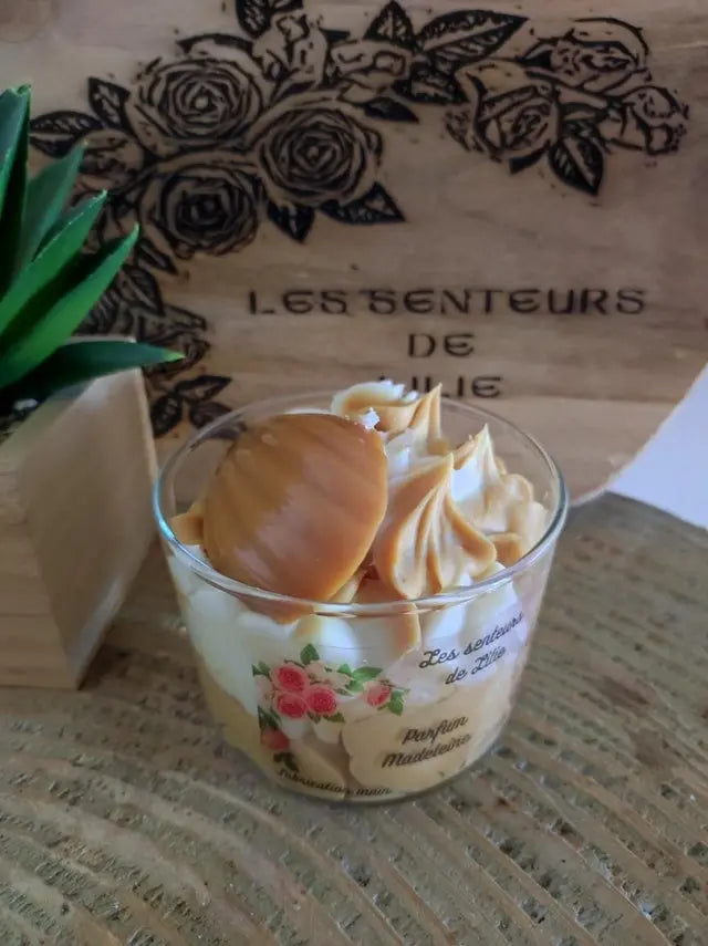 Bougie gourmande Madeleine-Cire Naturelle & Parfum de Grasse - Les Senteurs de Lilie