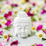 Brûle-Parfum Bouddha en Céramique – Diffuseur Élégant pour Cires et Huiles Essentielles - Les Senteurs de Lilie