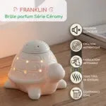 Brûle-Parfum Tortue en Céramique – Diffuseur Élégant pour Cires et Huiles Essentielles - Les Senteurs de Lilie