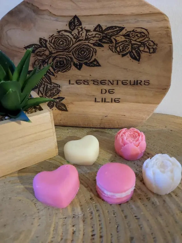 Fondant Barbe a Papa-Cire Naturelle & Parfum de Grasse - Les Senteurs de Lilie