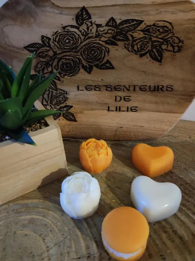 Fondant Citron Meringué-Cire Naturelle & Parfum de Grasse - Les Senteurs de Lilie