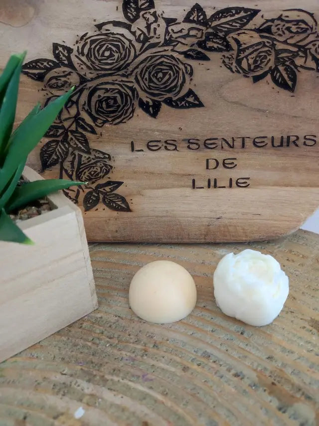 Fondant Fleur De Coton-Cire Naturelle & Parfum de Grasse - Les Senteurs de Lilie