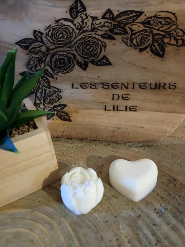 Fondant Jasmin-Cire Naturelle & Parfum de Grasse - Les Senteurs de Lilie