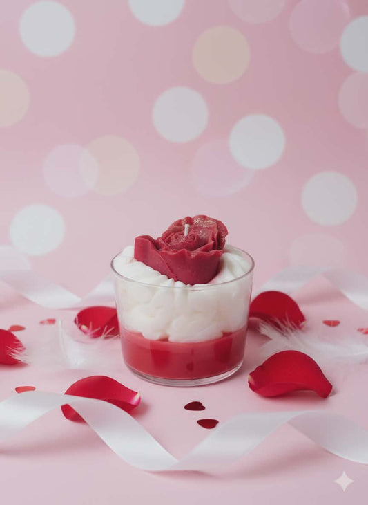 Bougie gourmande Instant de Bonheur-Cire Naturelle & Parfum de Grasse