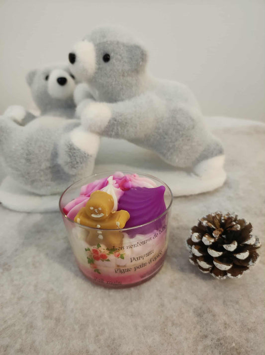 Bougie gourmande Pain d'epices Figue-Cire Naturelle & Parfum de Grasse