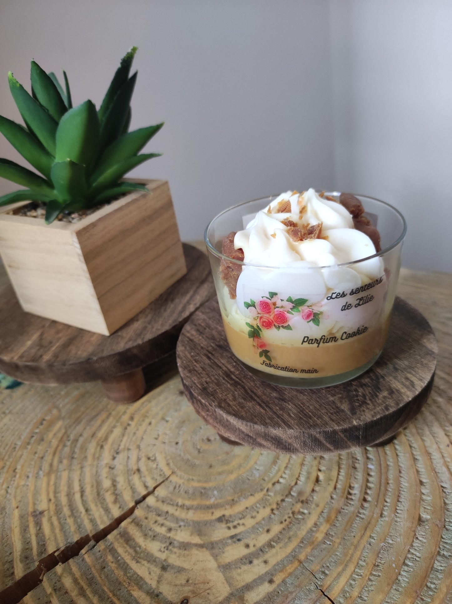 Bougie gourmande Cookie-Cire Naturelle & Parfum de Grasse