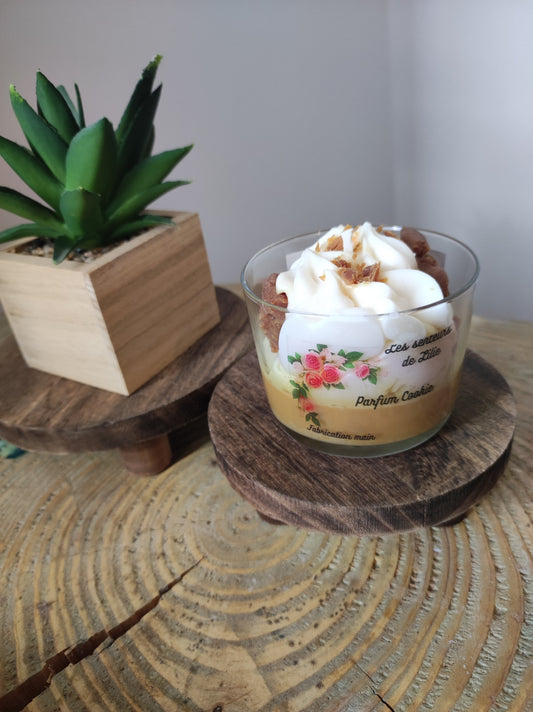 Bougie gourmande Cookie-Cire Naturelle & Parfum de Grasse