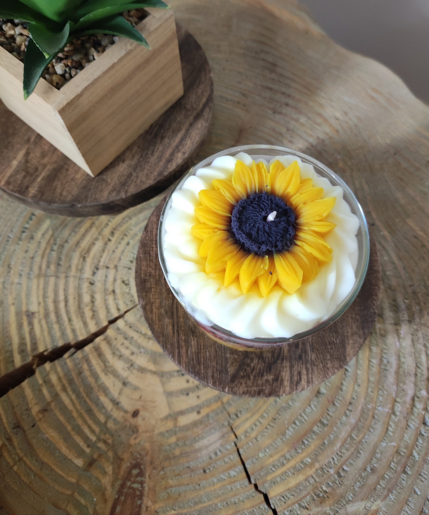 Bougie gourmande Mimosa-Cire Naturelle & Parfum de Grasse